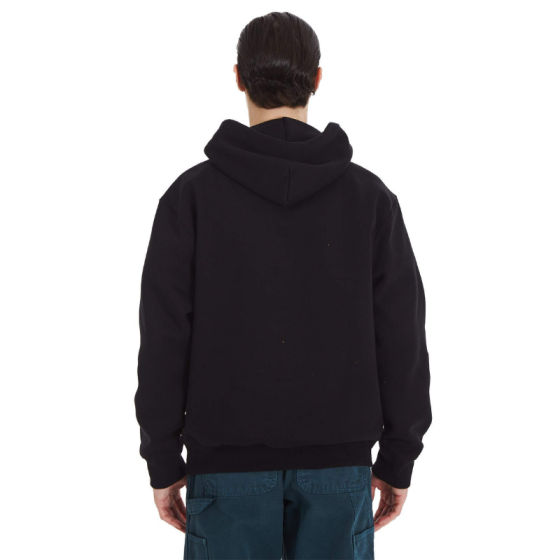 Худи Carhartt Hooded Carhartt Sweat I029419 (black-white)