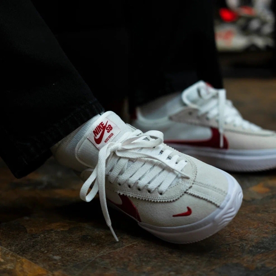Кеды Nike SB BRSB DH9227-100 (white-varsity red)