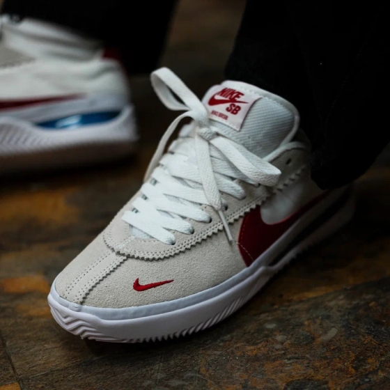 Кеды Nike SB BRSB DH9227-100 (white-varsity red)