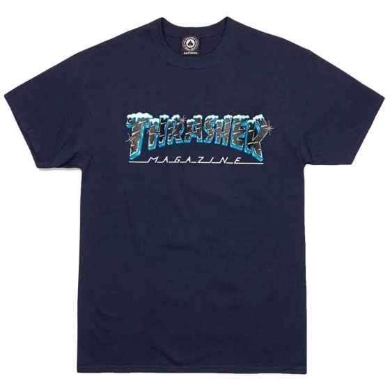 Футболка Thrasher Black Ice 311517 (navy)