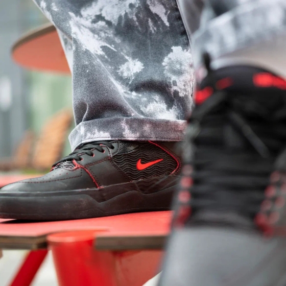 Кеды Nike SB Ishod PRM "Bred" DV5473-001 (black-university red-black)