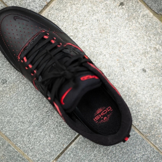 Кеды Nike SB Ishod PRM "Bred" DV5473-001 (black-university red-black)