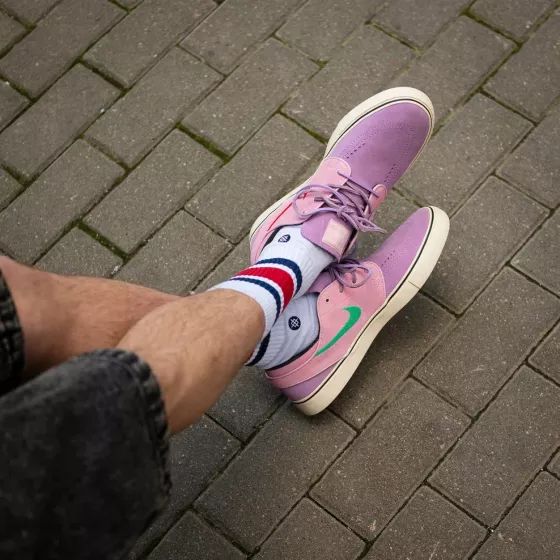 Кеды Nike SB Zoom Janoski Og+ DV5475-500 (lilac-noise aqua-med soft pink)
