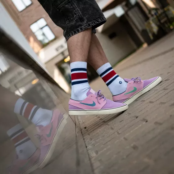 Кеды Nike SB Zoom Janoski Og+ DV5475-500 (lilac-noise aqua-med soft pink)