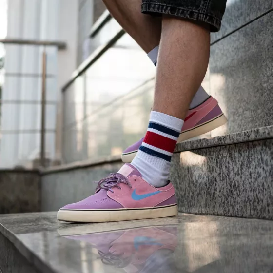 Кеды Nike SB Zoom Janoski Og+ DV5475-500 (lilac-noise aqua-med soft pink)