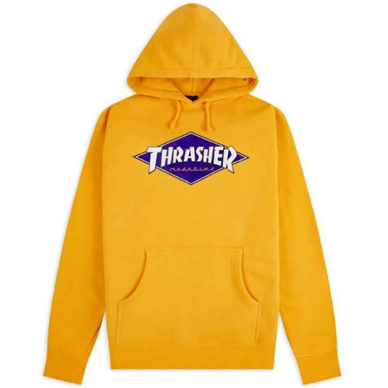 Худи Thrasher Diamond Logo Hoodie 314298 (gold)