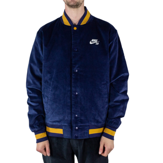 Куртка Nike SB Corduroy Bomber CK5444-410 (midnight navy-chutney-sail)