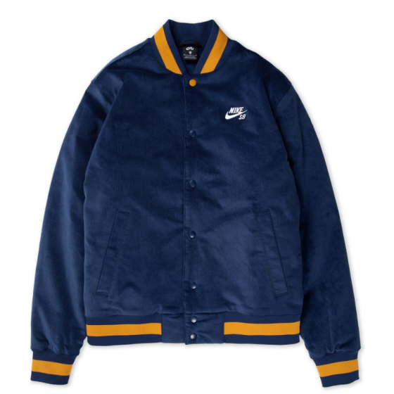 Куртка Nike SB Corduroy Bomber CK5444-410 (midnight navy-chutney-sail)