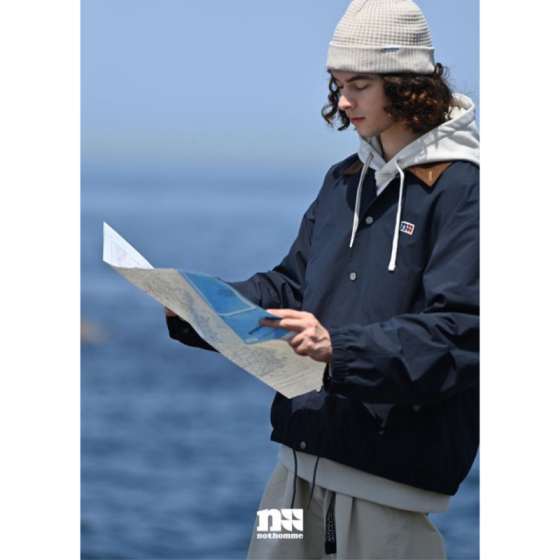 Куртка Nothomme Coach Jacket Teflon 23W010navy (navy)