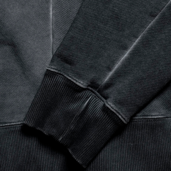 Худи На Молнии Hardlunch Garment Dye 5024000063 (черный)