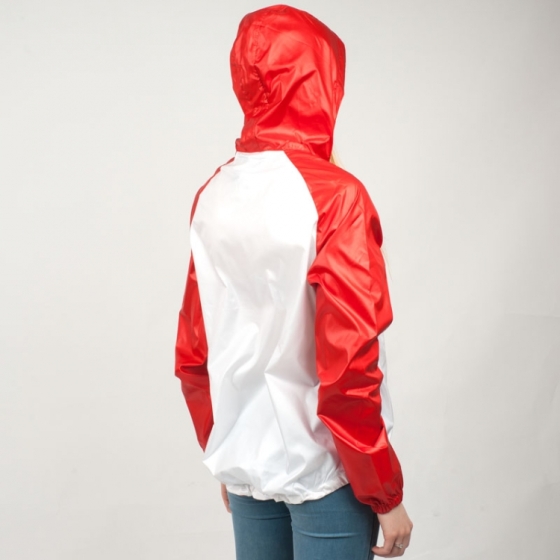 Ветровка Женская Nike City Packable Jacket 725818-815 (safety orange-university red-white)