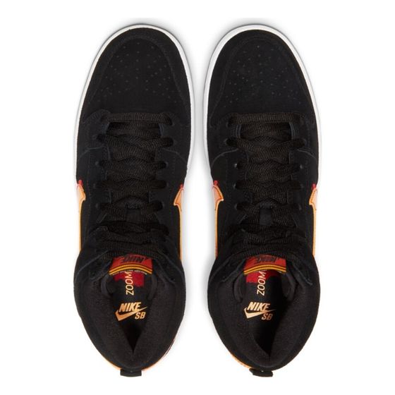 Кеды Nike SB Dunk High Pro BQ6826-003 (black-university gold-team orange)