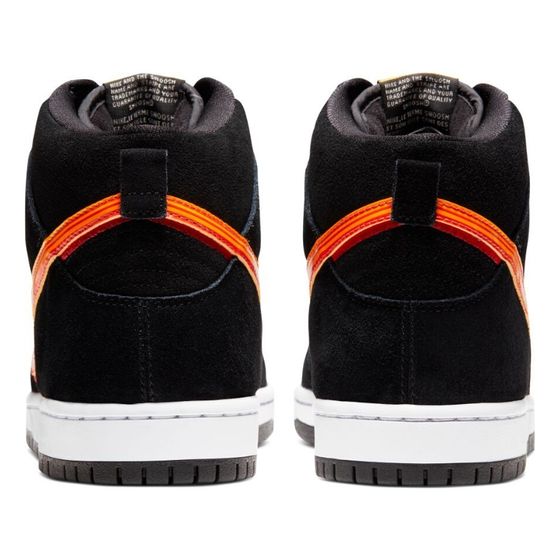 Кеды Nike SB Dunk High Pro BQ6826-003 (black-university gold-team orange)