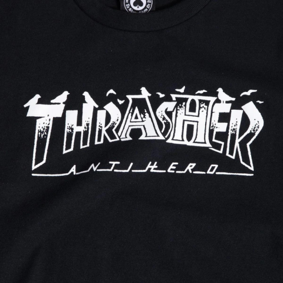 Футболка Thrasher Pigeon Mag 311618blk (black)