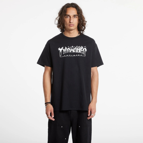 Футболка Thrasher Pigeon Mag 311618blk (black)