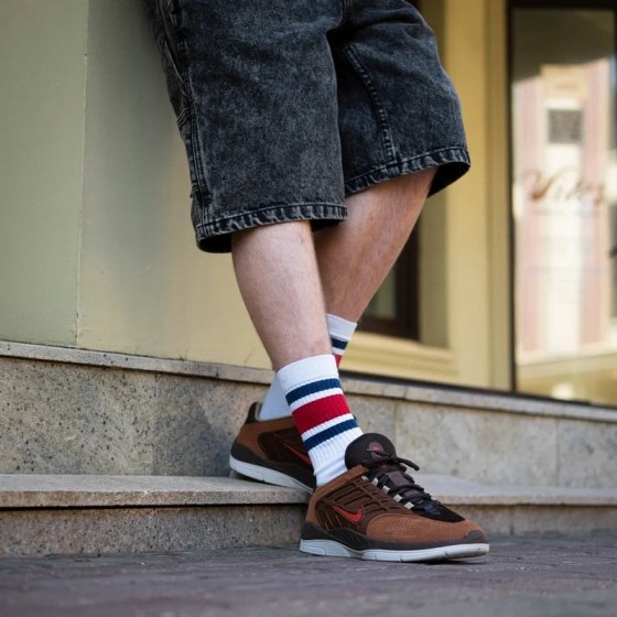 Кеды Nike SB Vertebrae FD4691-200 (cacao wow-dragon red)