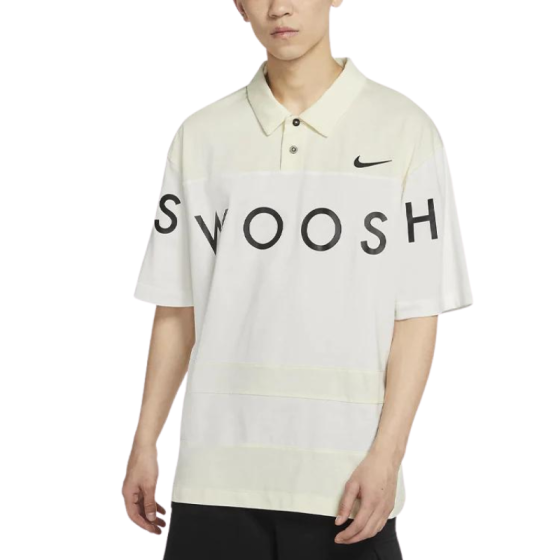 Поло Nike Swoosh Logo Polo DJ5370-110 (white-biege)