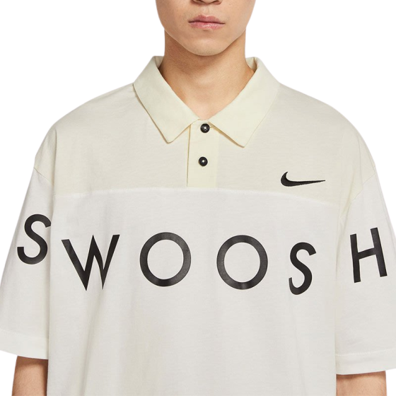 Поло Nike Swoosh Logo Polo DJ5370-110 (white-biege)