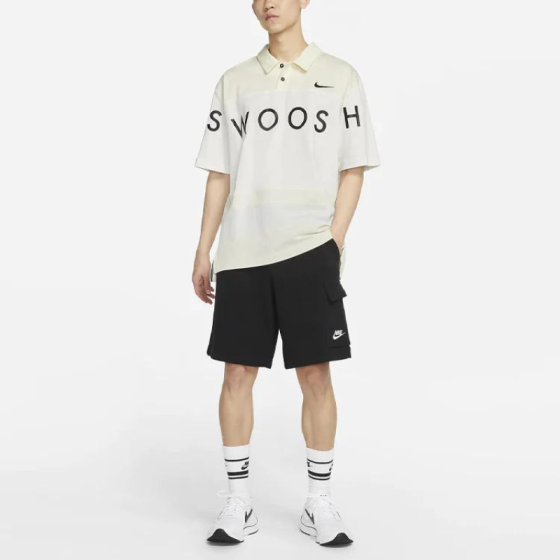 Поло Nike Swoosh Logo Polo DJ5370-110 (white-biege)