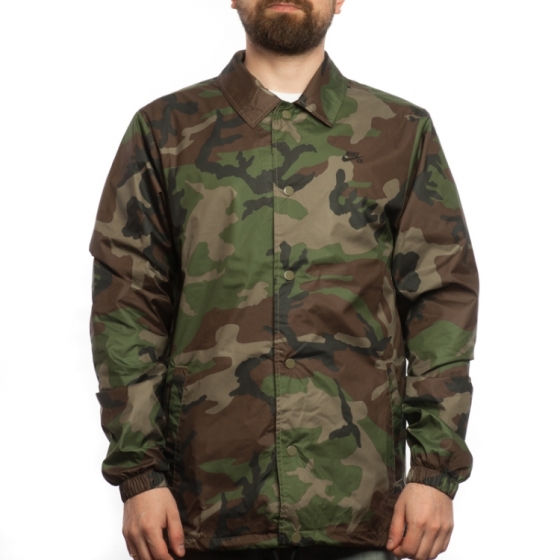 Ветровка Nike SB Shield Jacket Coaches AH5505-222 (medium olive-black)