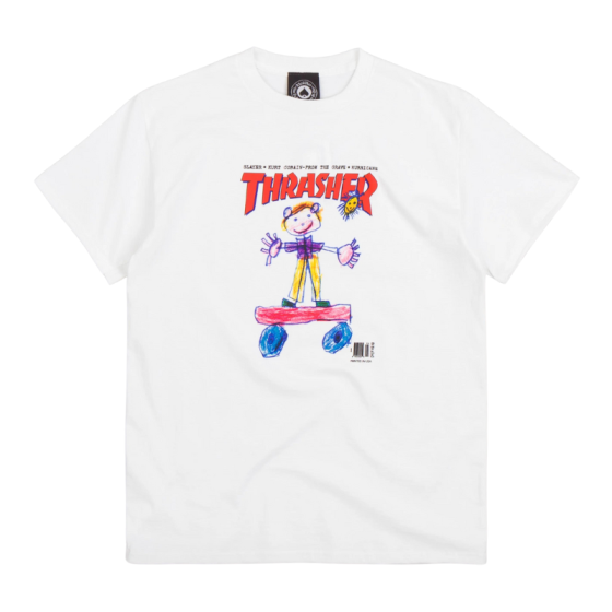Футболка Thrasher Kid Cover 311560 (white)