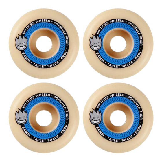 Колеса Spitfire F4 Tablets 99A 2111020754 (natural)