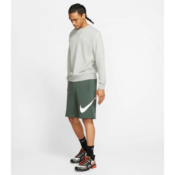 Толстовка Nike Club Mens French Terry Crew BV2667-063 (heather grey)