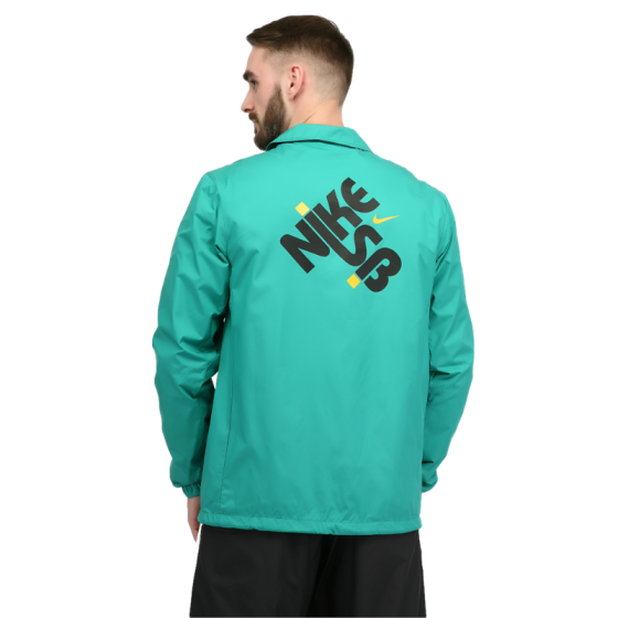 Ветровка Nike SB Seasonal Coaches Jacket BV8738-370 (neptune green-black)