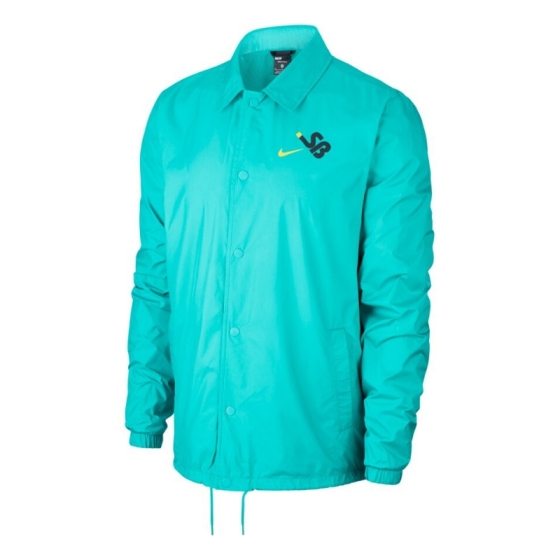 Ветровка Nike SB Seasonal Coaches Jacket BV8738-370 (neptune green-black)