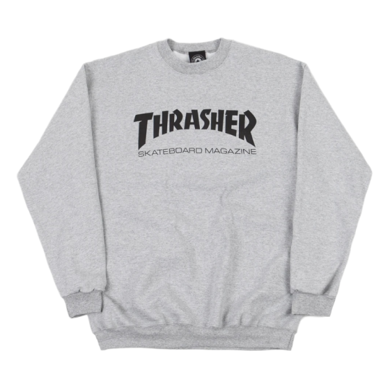 Толстовка Thrasher Skate Mag Crew 312002 (grey)