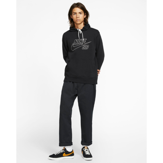 Худи Nike SB Embroidery PO Hoodie CI5844-010 (black-summit white)