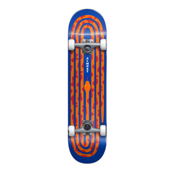 Скейтборд В Сборе Almost Snake Fp Blue 10523260 (multi)