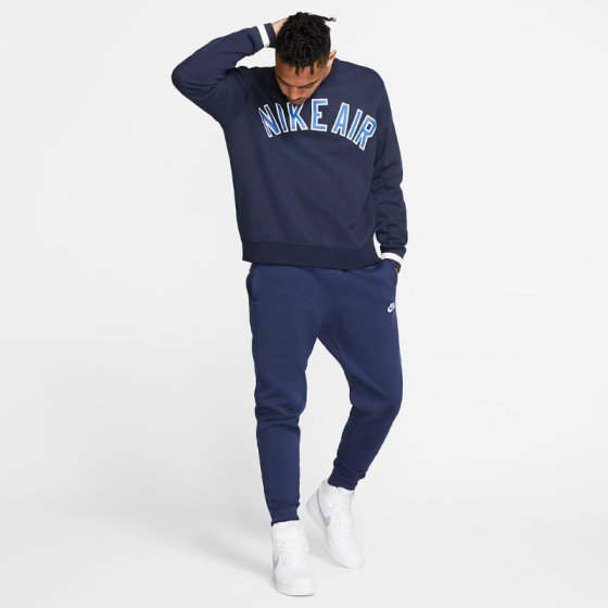 Спортивные Штаны Nike Club Fleece Jogger BV2671-410 (midnight navy-white)
