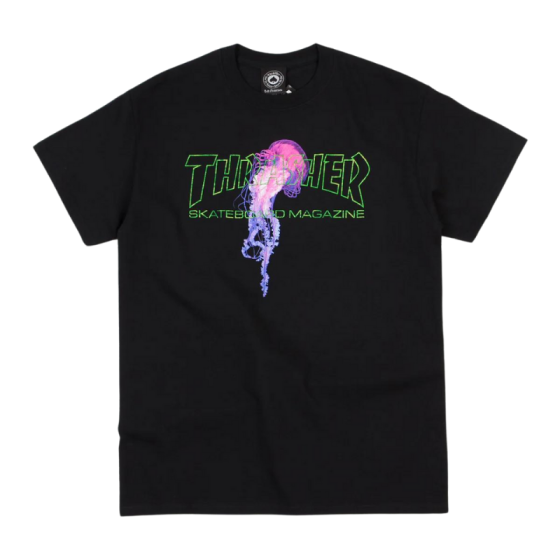 Футболка Thrasher Atlantic Drift 311191 (black-green)