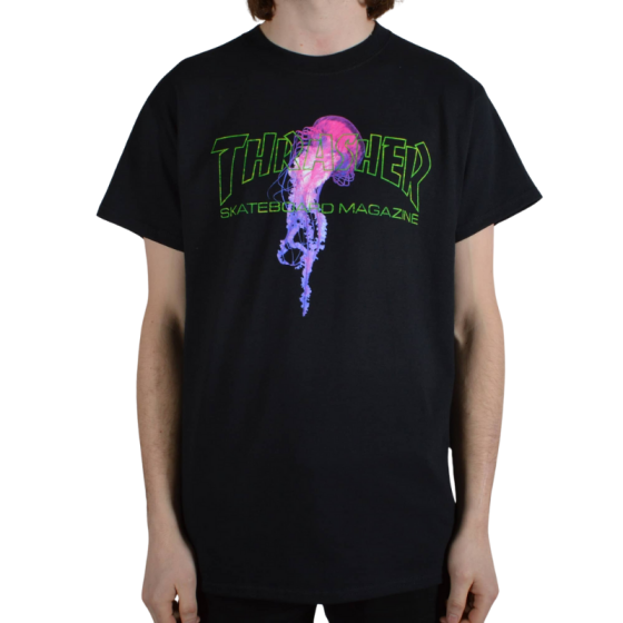 Футболка Thrasher Atlantic Drift 311191 (black-green)