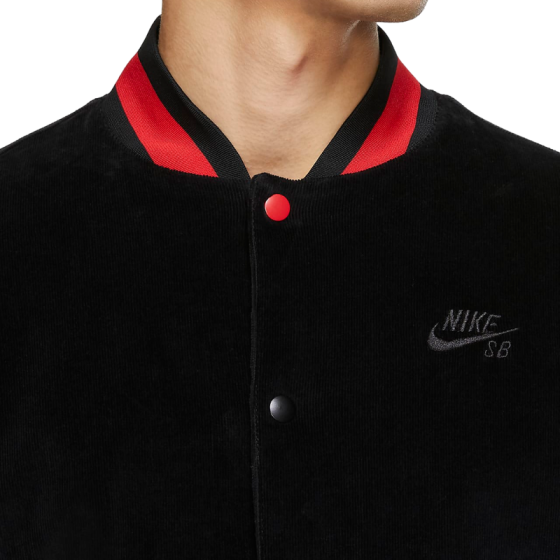 Куртка Nike SB Corduroy Bomber CK5444-010 (black-university red)