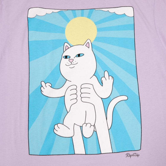 Футболка Ripndip Halo Tee RND4175 (purple mineral wash)