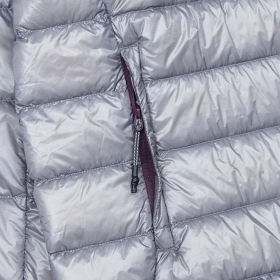 Куртка Nothomme Down Hooded Jacket 24NOYR002GY (silver-violet)