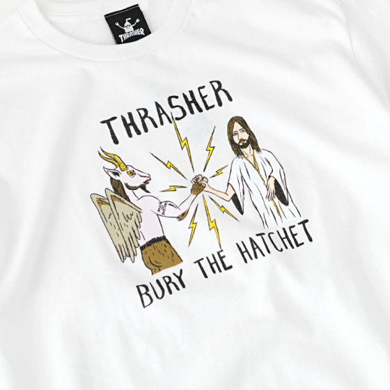 Футболка Thrasher X Toy Machine B.T.H. 311620 (white)