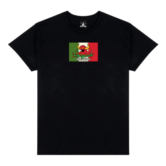 Футболка Thrasher X Toy Machine Hecho 311622-blk (black)