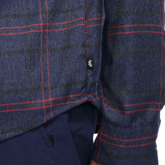 Рубашка Nike SB Flannel CK5315-410 (midnight navy)