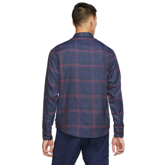 Рубашка Nike SB Flannel CK5315-410 (midnight navy)