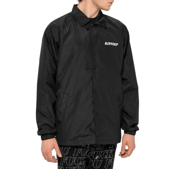 Коуч Ripndip Fuckin Fuck Coaches Jacket RND10053 (black) Коуч Ripndip Fuckin Fuck Coaches Jacket RND10053 (black)