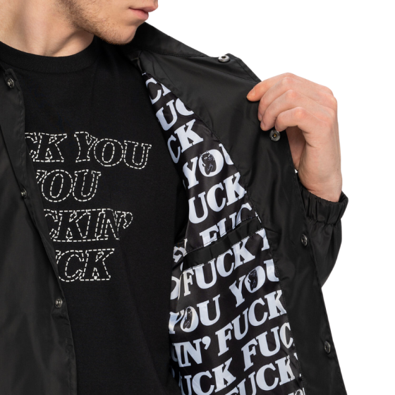 Коуч Ripndip Fuckin Fuck Coaches Jacket RND10053 (black) Коуч Ripndip Fuckin Fuck Coaches Jacket RND10053 (black)