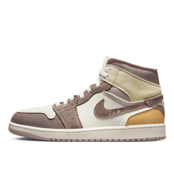 Кроссовки Jordan Air Jordan 1 Mid SE Craft DM9652-102 (sail-taupe haze-fossil stone) Кроссовки Jordan Air Jordan 1 Mid SE Craft DM9652-102 (sail-taupe haze-fossil stone)