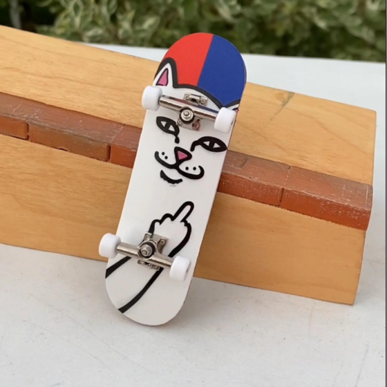 Фингерборд Ripndip Lord Nermal Mini Skateboard RND7123 (red-blue)