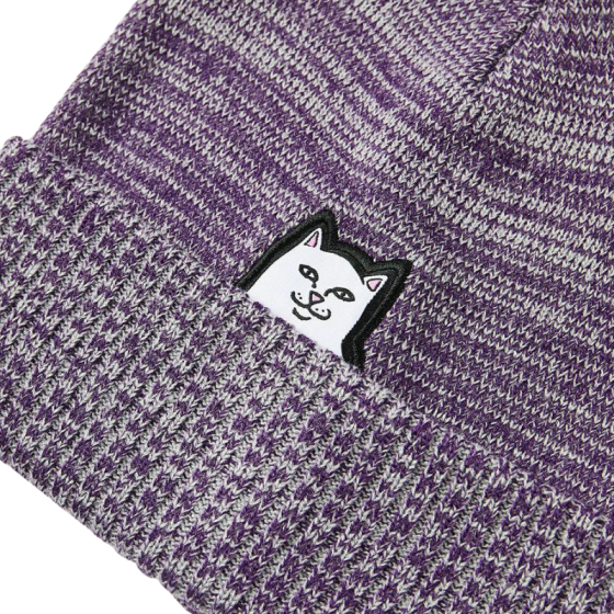 Шапка Ripndip Lord Nermal Marled Beanie RND10283 (dark purple)