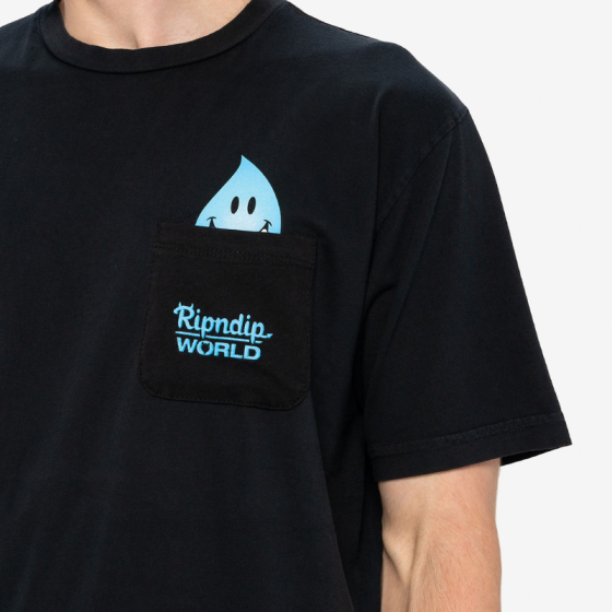 Футболка Ripndip F-U Wet Willy Pocket Tee RNDWORLD5 (vintage black)