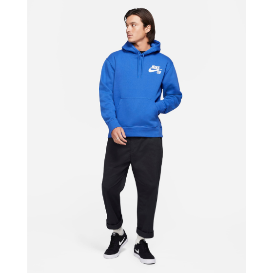 Худи Nike SB Icon PO Essential CW7064-480 (game royal-white)