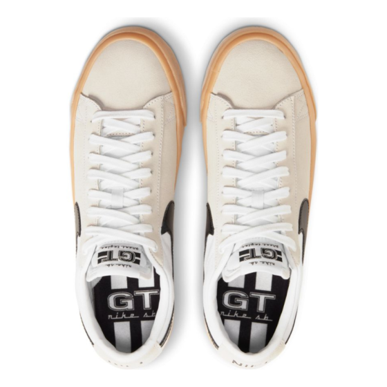 Кеды Nike SB Zoom Blazer Low Pro GT DC7695-100 (white-black-white)
